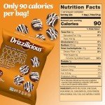 Drizzilicious Mini Rice Cakes Variety Pack - Rice Crisps, Healthy Snack for Adults and Kids, Flavored Rice Cakes, Vegan, Gluten Free, Allergen Free, Only 90 Calories Per Bag - 0.74 oz (Pack of 12)