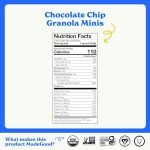 MadeGood Organic Chocolate Chip Granola Minis, 5ct x 0.85oz