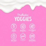 Nature's Garden Probiotic Yoggies Multi Pack, 21oz (Strawberry Yoggies 15x0.7 oz +Mixed Berry Yoggies 15x0.7 oz), Strawberry and Mixed Berry Yogurt Covered Snack, High Fiber, Real Fruit Pieces, No Artificial Ingredients, Healthy Snack for Adults