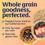Lundberg Organic Whole Grain Rice Cakes Cinnamon Toast, 9.5 Oz