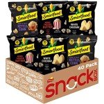 Smartfood Popcorn, Variety Pack, 0.5 Ounce (Pack of 40)