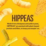 Hippeas Chickpea Puffs, Vegan White Cheddar, 0.8 Ounce (Pack of 6), 3g Protein, 2g Fiber, Vegan, Gluten-Free, Crunchy, Plant Protein Snacks