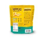 Hippeas Chickpea Puffs, Vegan White Cheddar, 0.8 Ounce (Pack of 6), 3g Protein, 2g Fiber, Vegan, Gluten-Free, Crunchy, Plant Protein Snacks