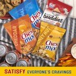 Sweet & Salty Snack Variety Pack, Muddy Buddies Peanut Butter & Chocolate, Chex Mix Traditional, Cheddar & Honey Nut, 35 oz (20 Bags)