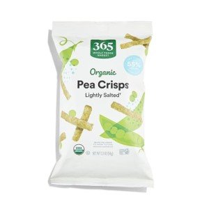 365 by Whole Foods Market, Organic Lightly Salted Pea Crisps, 3.3 oz
