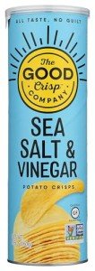 The Good Crisp Company, Potato Crisps Sea Salt Vinegar, 5.6 Ounce
