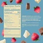 Tru Fru Nature's Strawberries Hyper-Chilled In White & Milk Chocolate, 8 Ounce Bag