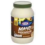 Kraft Mayo with Avocado Oil Reduced Fat Mayonnaise - Classic Creamy Condiment for Sandwiches and Salads, Made with Cage-Free Eggs, For a Keto and Low Carb Lifestyle, 30 fl oz Jar