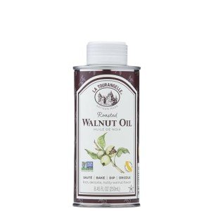 La Tourangelle, Roasted Walnut Oil, Plant-Based Source of Omega-3 Fatty Acid, Cooking, Baking, & Beauty, 8.45 fl oz