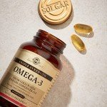 Solgar Triple Strength Omega-3 950 mg, 100 Softgels - Supports Cardiovascular, Joint & Skin Health - Heart Healthy Supplement - Essential Fatty Acids - Non GMO, Gluten Free, Dairy Free - 100 Count