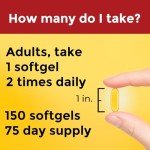Nature Made Triple Omega 3 6 9 Supplements, Flaxseed, Safflower & Olive Oils, Fish Free Omega 3 Fatty Acid Supplement, 150 Softgels, 75 Day Supply