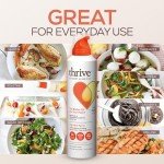 Thrive Cooking Spray – Everyday Algae Oil Culinary Blend High Heat Spray, Heart and Health-Conscious, Rich in Omega-9 Monounsaturated Fat (85%), Low Omega-6, Blended with UltraSun, 5 fl oz, 1 Pack