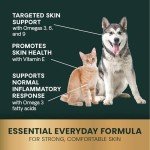 VetriScience Healthy Skin Omega 3, 6, 9 Fish Oil Supplement for Dogs and Cats, 90 Gel Capsules - Supports Healthy Skin & Coat, Immune Health, and Joint Mobility