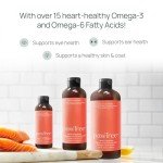 pawTree Salmon Oil-Dog and Cat Fish Oil Supplement-Ideal for excessive shedding control, seasonal allergies, itch relief, dry, irritated skin. With over 15 heart-healthy Omega-3 & Omega-6 Fatty Acids.