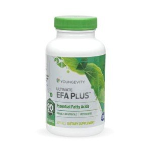 Youngevity Ultimate EFA Plus – Essential Fatty Acids, 90 Soft Gels – Balanced Fish Oil Formula for Heart, Brain, Joint, Skin Health – Omega-3, Omega-6, Omega-9 Supplement for Optimal Health Support
