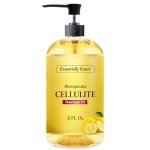 Essentially KateS Cellulite Massage Oil 8 Fl Oz - Helps Break Down Fat Cells in Hip, Thighs, Buttocks, and Abdomen - Absorbs Immediately - Beautiful Scent