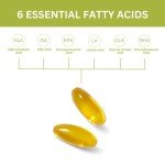 Youngevity Ultimate EFA Plus – Essential Fatty Acids, 90 Soft Gels – Balanced Fish Oil Formula for Heart, Brain, Joint, Skin Health – Omega-3, Omega-6, Omega-9 Supplement for Optimal Health Support