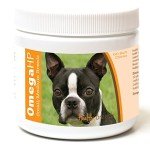 Healthy Breeds Boston Terrier Omega HP Fatty Acid Skin and Coat Support Soft Chews 60 Count