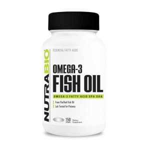 NutraBio Omega 3 Fish Oil Supplements, 2,000mg, 150 Softgels - EPA DHA Omega 3 Fatty Acid Supplement to Help Support a Healthy Heart