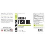 NutraBio Omega 3 Fish Oil Supplements, 2,000mg, 150 Softgels - EPA DHA Omega 3 Fatty Acid Supplement to Help Support a Healthy Heart