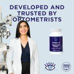 Heyedrate Triglyceride Omega 3 Fish Oil for Healthy Eyes – Supports Healthy Eyes with Optimal Ingredients - Easy to Swallow, Burpless Softgel Supplement - EPA, DHA, & Omega 7 Fatty Acids - 90 Count