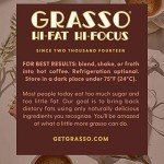 Grasso Mocha Creamer | The Original High-Fat Coffee Creamer | Keto | Coconut Oil, Ghee, Cocoa Powder | 15 oz