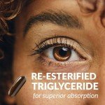Heyedrate Triglyceride Omega 3 Fish Oil for Healthy Eyes – Supports Healthy Eyes with Optimal Ingredients - Easy to Swallow, Burpless Softgel Supplement - EPA, DHA, & Omega 7 Fatty Acids - 90 Count