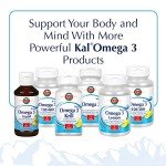KAL Omega 3 | Omega-3 Fish Oil for Healthy Heart, Joint & Brain Support | 180mg EPA, 120mg DHA (120 CT, 120 Serv)