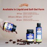 Barlean's Fish Oil Omega 3 Supplement, EPA and DHA Fatty Acid Softgels, 1000mg Orange Flavored Fish Oil Pills, 100 Count