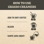 Grasso Mocha Creamer | The Original High-Fat Coffee Creamer | Keto | Coconut Oil, Ghee, Cocoa Powder | 15 oz