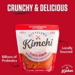 Cleveland Kitchen Classic Kimchi - Lightly Fermented Vegetables, Crunchy & Delicious with a Hint of Spicy, Live & Natural Probiotics, 16 oz