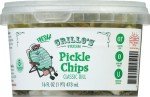 Grillo's Pickles Classic Dill Pickle Chips, 16 Fl Oz