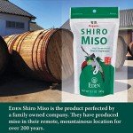 Eden Organic Shiro Miso, Sweet White Miso Paste, Less Sodium, Koji Fermented Rice and Non-GMO Soybeans, Traditionally Made in Japan, 12.1 oz