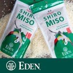 Eden Organic Shiro Miso, Sweet White Miso Paste, Less Sodium, Koji Fermented Rice and Non-GMO Soybeans, Traditionally Made in Japan, 12.1 oz