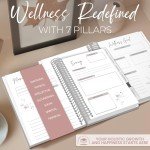 Planners with Purpose Wellness Journal – Daily Self Care Lifestyle Planner to Support Physical, Mental, & Emotional Health – Guided Prompts Self Love Diary to Practice Gratitude, Reflection, and Goals