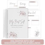 Planners with Purpose Wellness Journal – Daily Self Care Lifestyle Planner to Support Physical, Mental, & Emotional Health – Guided Prompts Self Love Diary to Practice Gratitude, Reflection, and Goals