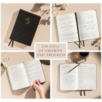LIFTINSPIRE CO. Mental Health Journal - 100-Day Guided Journal with Prompts for Self-Care, Mindfulness, Anxiety & Depression relief - Mood, Wellness & Emotions Trackers
