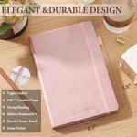 JUBTIC Mood Tracker Journal, Mental Health Journal for Women, 100-Day Self Care & Anxiety Journal with Wellness Tracker and Monthly Reflection, ADHD Planner to Practice Positive Thinking, Rose Gold