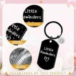 Luvsweets Little Reminders Gifts Keychain - Mental Health Gifts for Women Men, You are Enough Black Key Chain, Inspirational Motivational Positive Quotes Self Care Gift for Daughter Son Friends