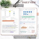 JUBTIC Mood Tracker Journal, Mental Health Journal for Women, 100-Day Self Care & Anxiety Journal with Wellness Tracker and Monthly Reflection, ADHD Planner to Practice Positive Thinking, Rose Gold
