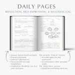 LIFTINSPIRE CO. Mental Health Journal - 100-Day Guided Journal with Prompts for Self-Care, Mindfulness, Anxiety & Depression relief - Mood, Wellness & Emotions Trackers