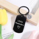 Luvsweets Little Reminders Gifts Keychain - Mental Health Gifts for Women Men, You are Enough Black Key Chain, Inspirational Motivational Positive Quotes Self Care Gift for Daughter Son Friends