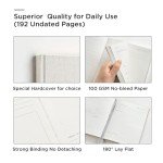 And Per Se Wellness Journal, 91 Days Self-Care Journal to Practice Positive Thinking, Mindfulness & Reflection, Undated Daily Wellness Planner For Women & Men(Beige)