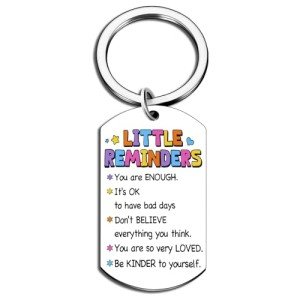 Ibiwe Self Care Gifts Mental Health Gift For Women Inspirational Motivational Encouraging Gifts For Men Womens You Are Enough I Am Enough Designs For Health Daily Affirmations For Women, Small