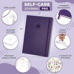 Clever Fox Self-Care Journal PRO – Wellness & Daily Reflection Notebook – Mental Health, Meditation & Mood Journal for Women, 7x10” (Purple)