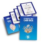 The Mental Wellness Space - My Essential Self-Care Tools Card Deck, Mindfulness Cards for Promoting Mental Coping Skills & Calm, Resilience Building for Men/Women, 1 Deck/52 Pieces with Guidebook
