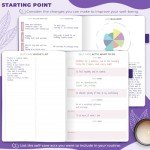 Clever Fox Self-Care Journal – Wellness & Daily Reflection Notebook – Mental Health & Personal Development – Self-Care, Meditation & Mood Journal for Women & Men – Large (Purple)