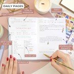 GoGirl Self-Care Journal – Daily Mental Health Notebook with Mood & Wellness Trackers – Personal Development, Meditation & Reflection Journal for Women – Hardcover, Lasts 3 Months (Periwinkle)