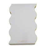 DesignWorks Ink Wavy Daily Planner Notepad - 4” X 6” Aesthetic Self Care Tracker & To Do List Note Pad - Checklist for Productivity, Mental Health & Wellness, 180 Tear-Off Sheets - Cloud