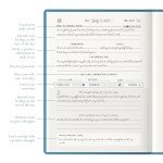 LIFTINSPIRE CO. FINDING BALANCE Mental Health Journal – 6-Month Daily Journal with Prompts for Mindfulness, Self-Care & Healing – Anxiety & Depression Relief – Blue Hardcover